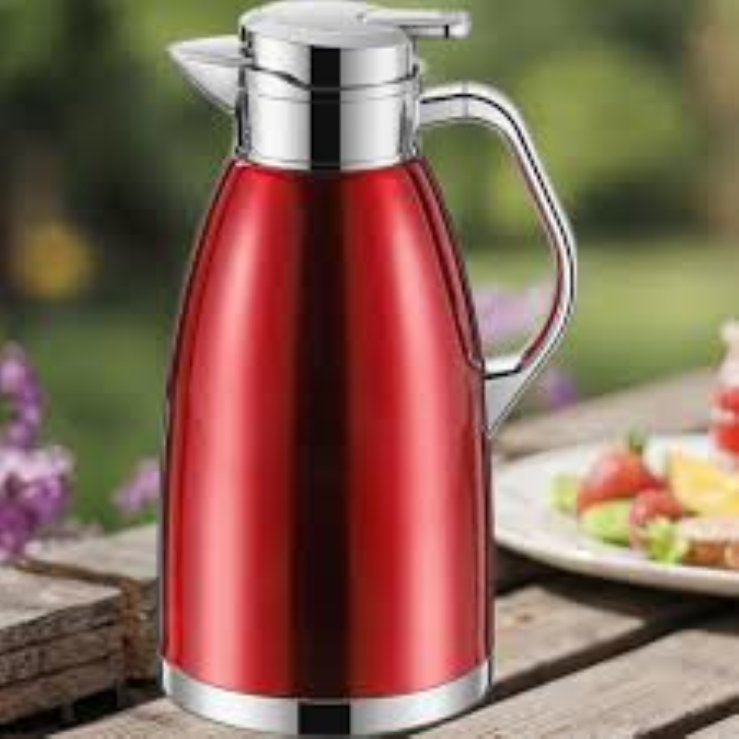 METAL VACUUM INSULATED FLASK 1.8L RED 18QH